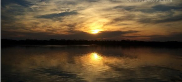 photo of a lake at sunset with the caption, "5 steps to prepare for the fishing season