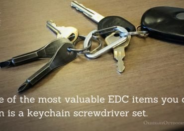 keychain with small screwdriver set