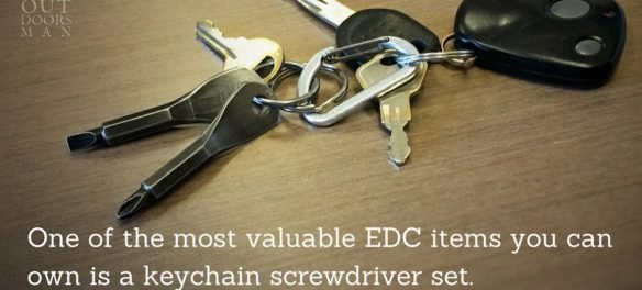 keychain with small screwdriver set