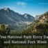 photo of Long's Peak with the words, 'Free national park entry days and national park week.'