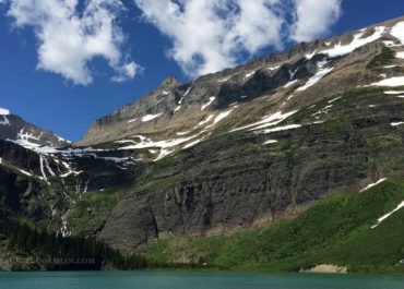 photos of Grinnell Lake in Glacier National Park, one of the locations included in the free national park entry days for 2018.