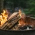 photo of campfire in a fire ring for article - 4 Camp Cooking tips and tricks