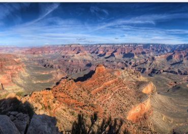 image showing a view from the Grand Canyon for the post 8 tips for visiting Grand Canyon National Park