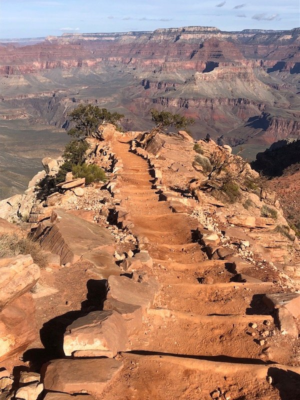 South Kaibab trail near Cedar Point in the Grand Canyon